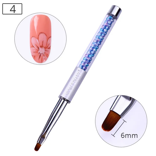 NICOLE Diary UV Nail Brush Tool Set 6Mm - Shop at LoveMi