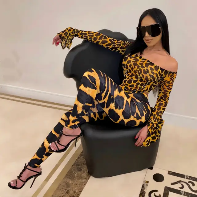 Leopard Jumpsuit Leopard - Shop at LoveMi