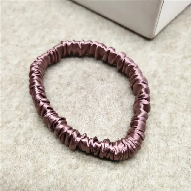 Silk seamless hair tie Korean Pink - Shop at LoveMi