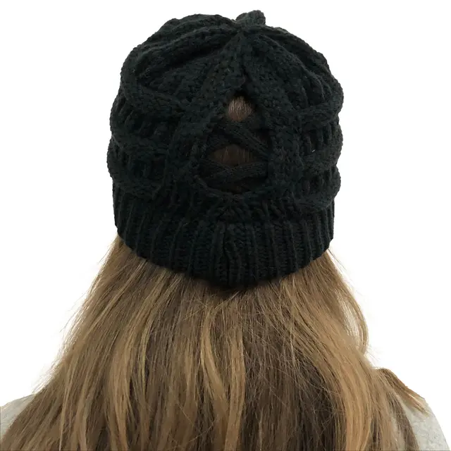 Women's Autumn And Winter Wool Hat Black - Shop at LoveMi