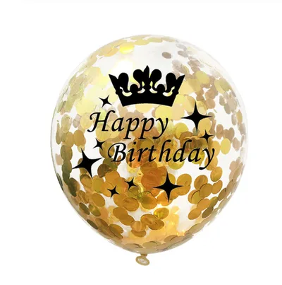 Balloons confetti balloon numbers Gold - Shop at LoveMi