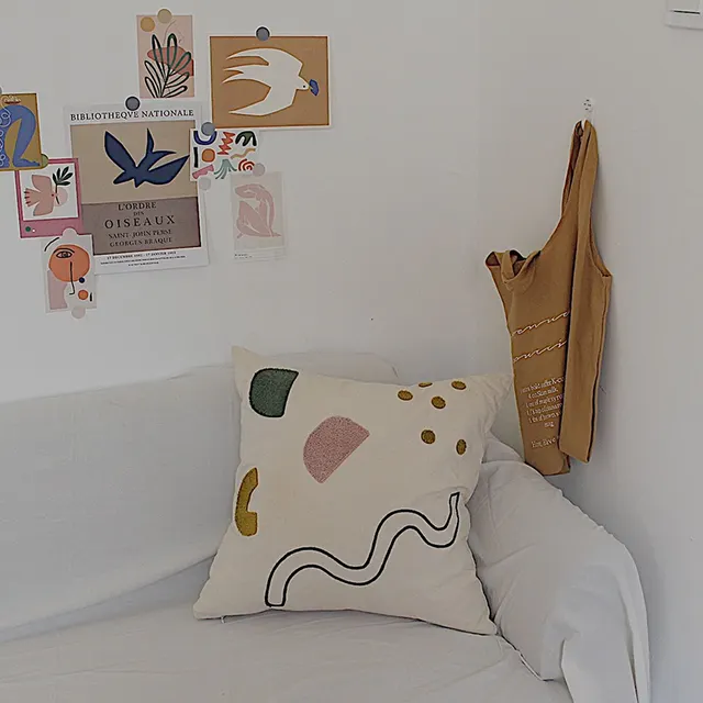 Sofa decoration pillow net celebrity homestay pillow Wind - Shop at LoveMi