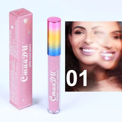 Symphony shiny matte metal lip gloss lipstick 01 Style - Shop at LoveMi