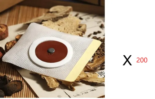 Navel Belly Button Patch Slimming Patch Abdomen Magnetic Detox Sticker 200Pcs Opp Red - Shop at LoveMi