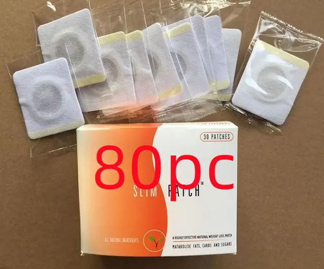 Navel Belly Button Patch Slimming Patch Abdomen Magnetic Detox Sticker 80 Pcs With Box - Shop at LoveMi