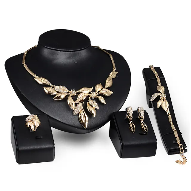 New Four piece Bridal Wedding Jewelry Set Default - Shop at LoveMi