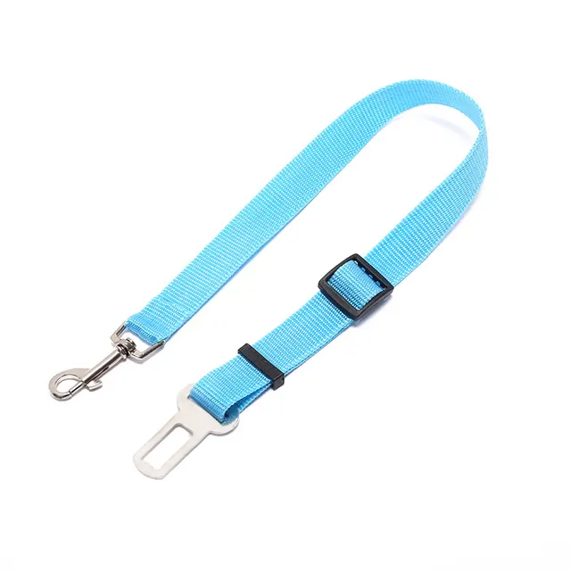 Fixed Strap Polyester Dog Strap Dog Leash Dog Leash Light Blue 2Pcs - Shop at LoveMi