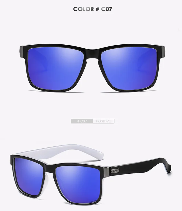 DUBERY Brand Design Polarized Sunglasses Men Driver Tints Male Vintage Sun Glasses For Men Spool Mirror Summer UV400 Oculos C07 - Shop at LoveMi