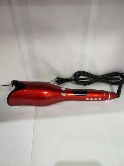 Rose shaped heating liquid crystal curler Red - Shop at LoveMi