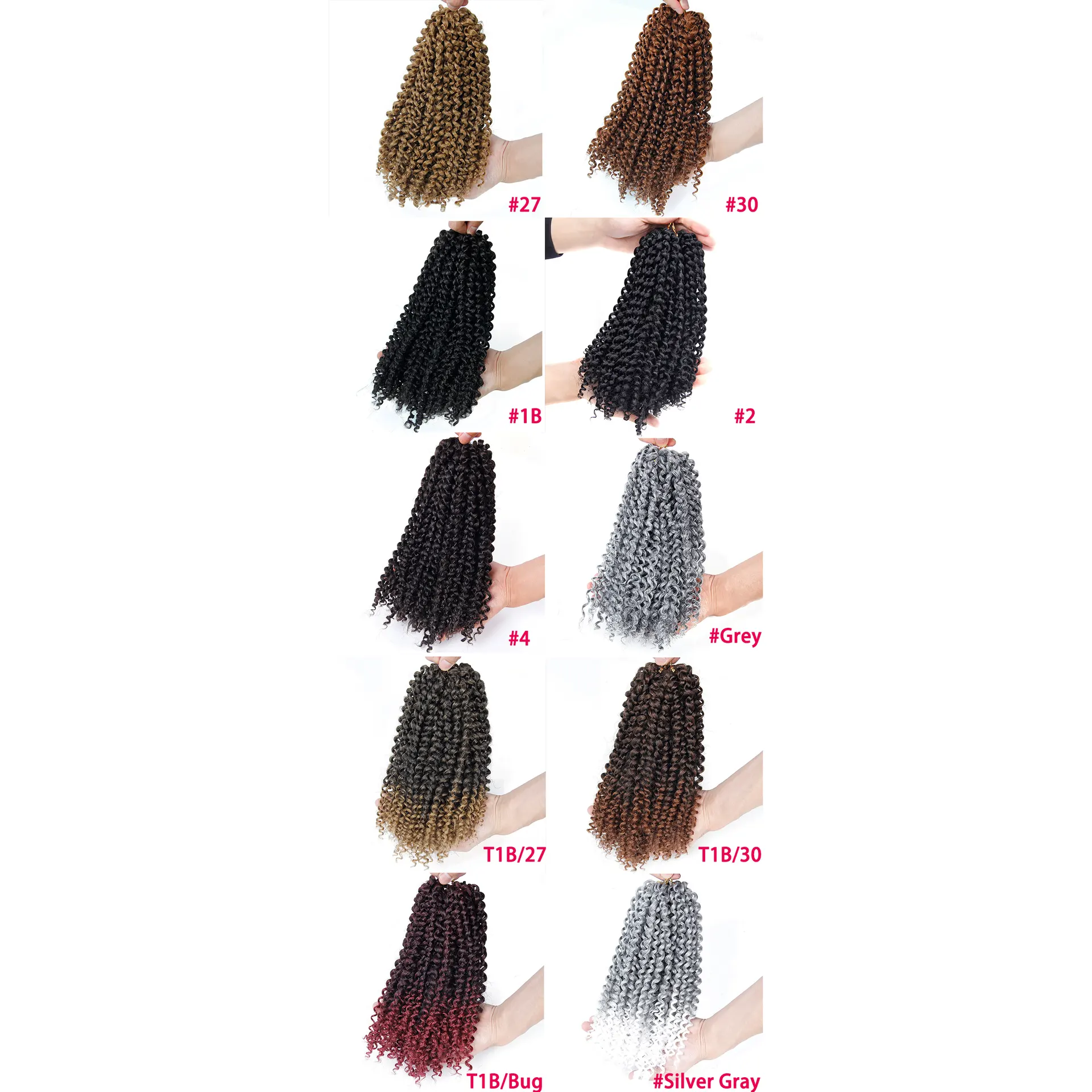 African hair extension crochet hair - 1B 30 Color - View 1
