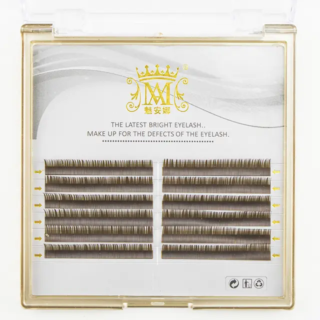 Brown planted false eyelashes D Camber - Shop at LoveMi