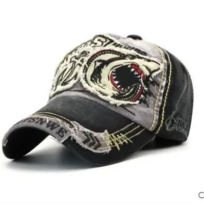 Casual all match fashionable denim cap Black - Shop at LoveMi