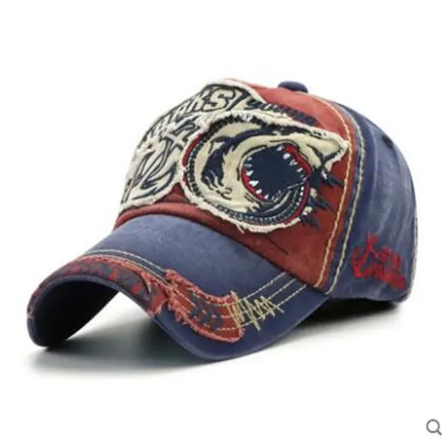 Casual all match fashionable denim cap Navy Blue - Shop at LoveMi