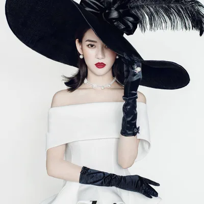 Bridal Ball Gloves Long Satin Wedding Dress Hepburn Gloves Black - Shop at LoveMi