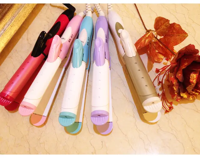 Hair curler ceramic coated curling iron Blue - Shop at LoveMi