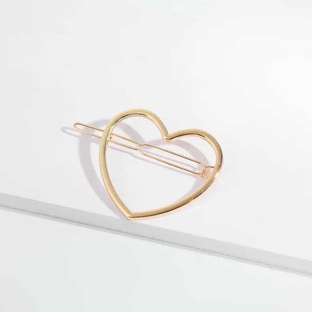 Retro style brushed metal hairpin Love - Shop at LoveMi