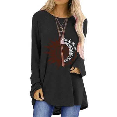 Sunflower monogrammed long sleeve Black - Shop at LoveMi