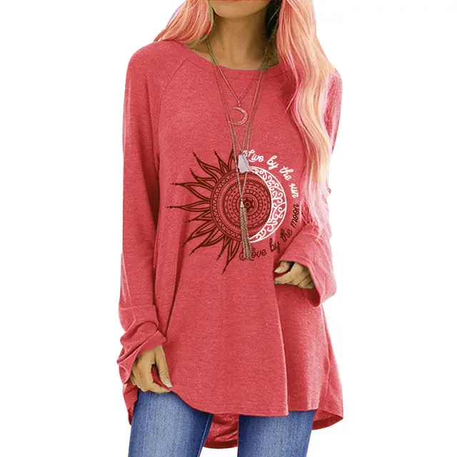 Sunflower monogrammed long sleeve Carmine - Shop at LoveMi