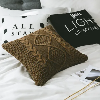 Home soft pillow case Light Coffee - Shop at LoveMi