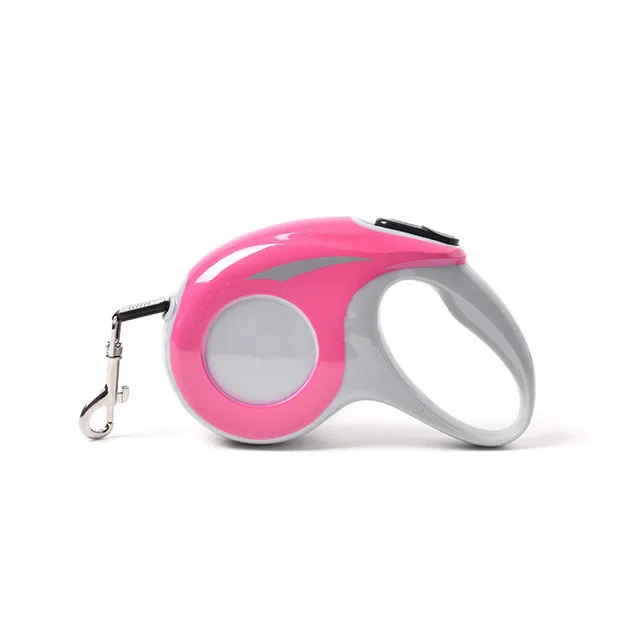 Stretchable and retractable pet leash Rose Red - Shop at LoveMi
