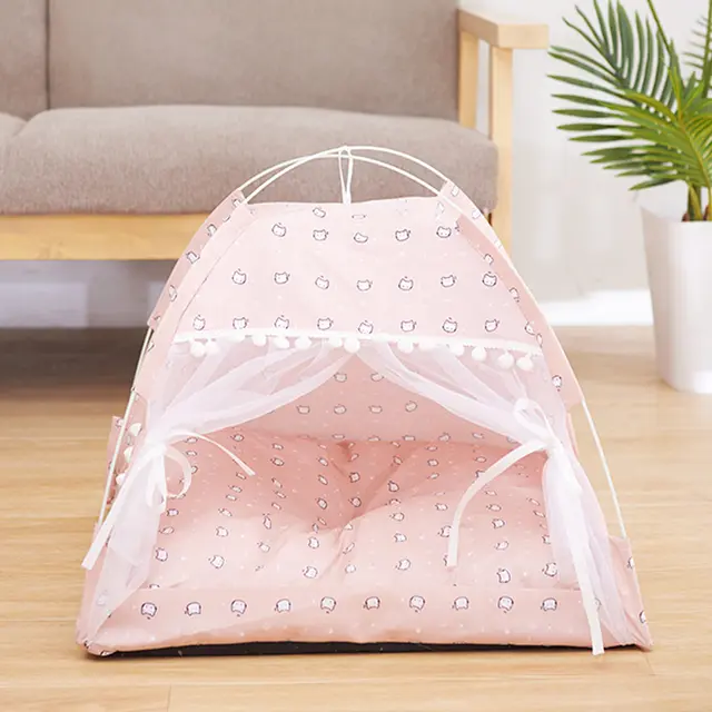 Semi enclosed pet bed Pink - Shop at LoveMi