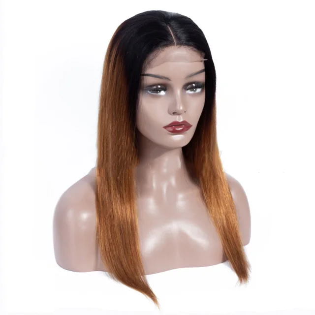 Gradient color headgear ombre human hair 16Inch - Shop at LoveMi