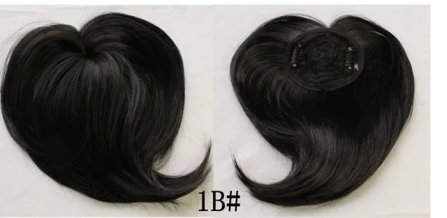 High temperature silk chemical fiber wig bangs Black - Shop at LoveMi