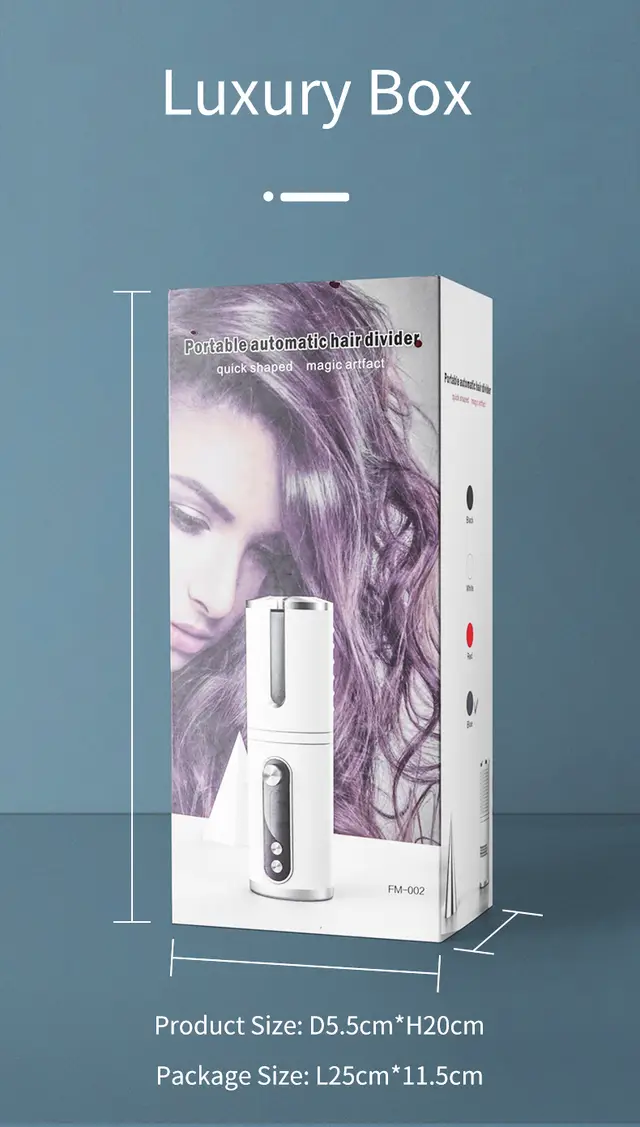 Fully automatic curling iron electric rotation White - Shop at LoveMi