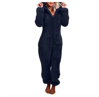 Jumpsuit and hooded pajamas - Dark Blue