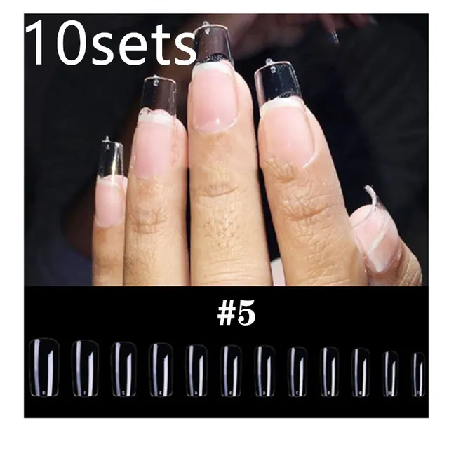 Transparent extension nail 10Sets 5 Style - Shop at LoveMi