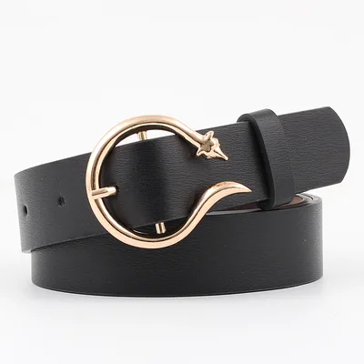 Women's belt decoration wide belt women all match fashion Black - Shop at LoveMi
