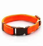 Dog collar big dog collar small dog anti-rabbit large dog medium-sized golden hair pet supplies - Orange