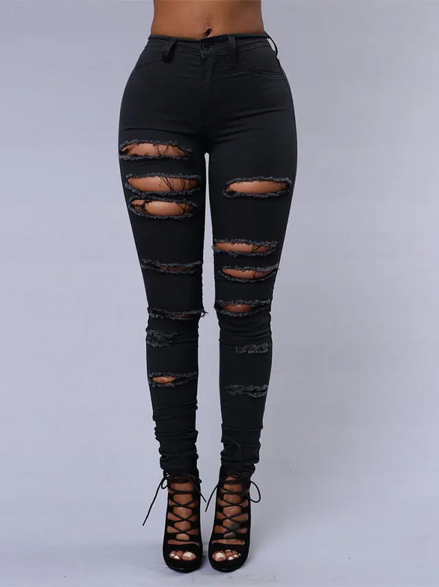 Women's skinny jeans Black - Shop at LoveMi