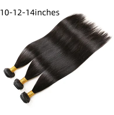 Brazilian real hair wig 10And12And14 Three Piece Set - Shop at LoveMi