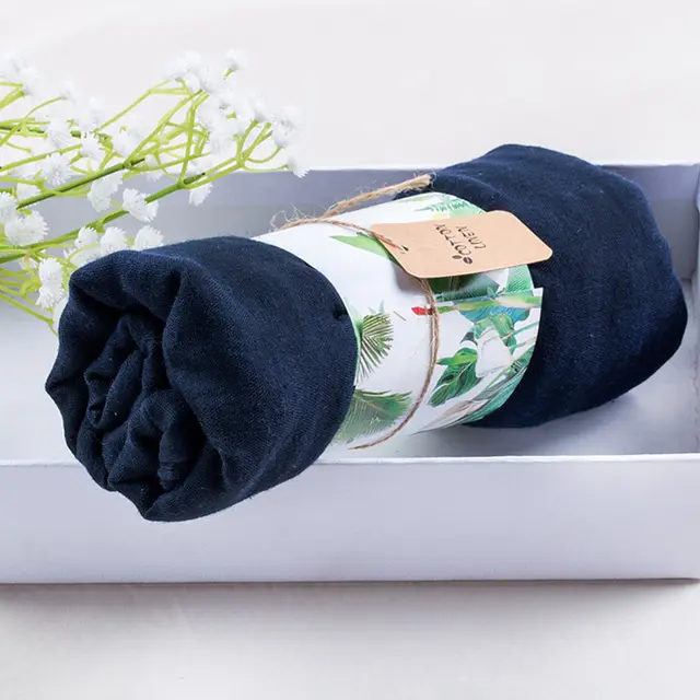 Solid silk scarf Navy - Shop at LoveMi