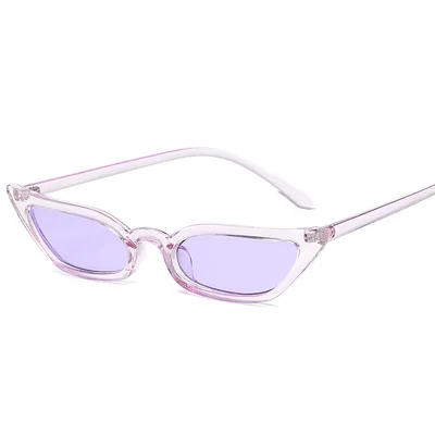 European and American small frame sunglasses Purple Purple - Shop at LoveMi