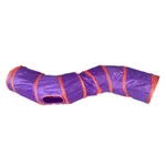 Cat toy S-shaped cat tunnel foldable cat tunnel - Orange Purple - View 1