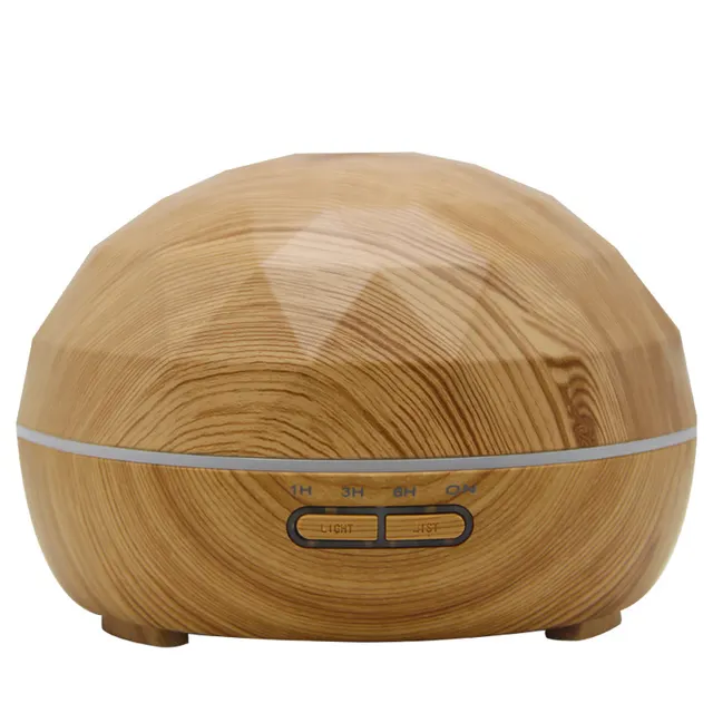 Ultrasonic aroma diffuser mute colorful night light Wood Grain - Shop at LoveMi