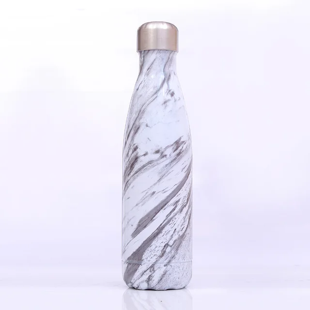 Coke Bottle Stainless Steel Vacuum Flask Bowling Cup Sports Bottle Dream White - Shop at LoveMi