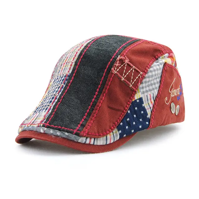 British casual wild cap Wine Red - Shop at LoveMi