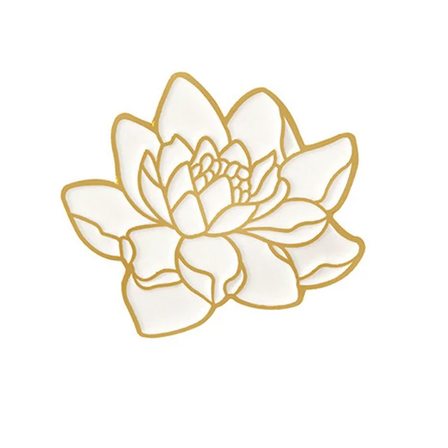 Vintage alloy brooch Lotus - Shop at LoveMi