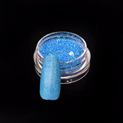 Neon magic powder for fingernails Blue - Shop at LoveMi