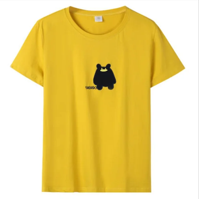 New summer short sleeve new parent child T shirt mother and son mother daughter suit casual autumn new couple''s wear Yellow - Shop at LoveMi
