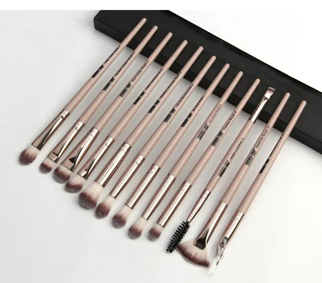 12 makeup brushes set Color - Shop at LoveMi