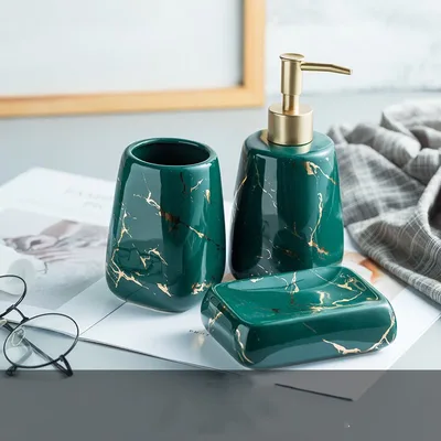 Bathroom wash set Blue - Shop at LoveMi