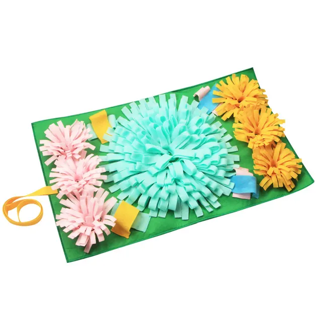 3D multicolored snuffle mat Green - Shop at LoveMi