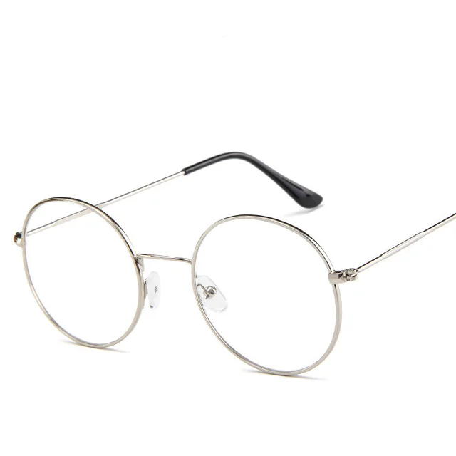 Flat Spectacles with Metal Spectacle Frame Sliver - Shop at LoveMi