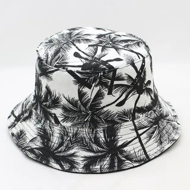 Coconut print fisherman hat Black - Shop at LoveMi