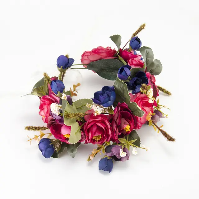 Wreath hair accessories Red And Blue - Shop at LoveMi
