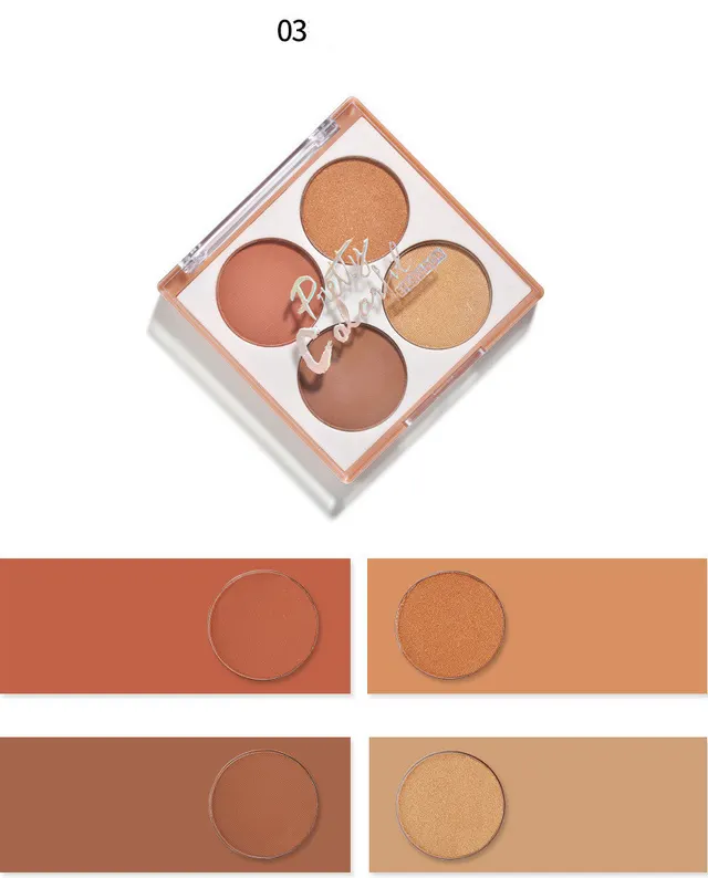 Lamex's new four color eyeshadow palette Pumpkin - Shop at LoveMi